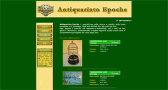 Desktop Screenshot of antiquariatoepoche.com